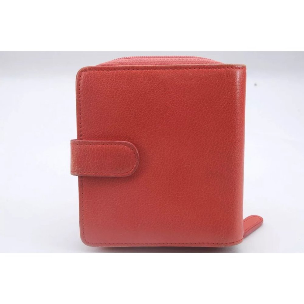 AUTHENTIC CHANEL CC LOGO CAMELIA BIFOLD WALLET - Picture 4 of 13